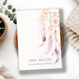Chic Boho Dreamcatcher Blank Sieraden Display Visitekaartje
