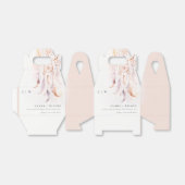 Chic Boho Feather Dreamcatcher Waterverf bruiloft Bedankdoosjes (Uitgevouwen)