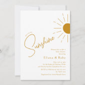 Chic Boho Je bent mijn Sunshine Baby shower Kaart (Voorkant)