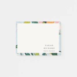 Chic Boho Kleurrijke Roze Blauw Groen Geschilderde Post-it® Notes