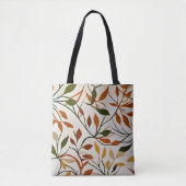 Chic boho line art herfst laat vector abstract tote bag (Voorkant)