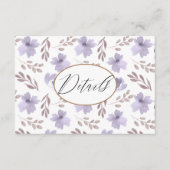 Chic Boho QR Code Trouwgegevens Informatiekaartje (Voorkant)