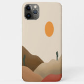 Chic Boho Terracotta Desert Cactus Case-Mate iPhone Case (Achterkant)