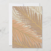 Chic Boho Vrijgezellenfeest Beige Pool Party Kaart (Achterkant)