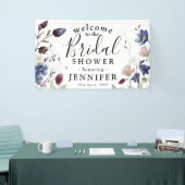 Chic Boho Wildflower Vrijgezellenfeest Spandoek (Beurs)