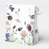 Chic Boho Wildflower Wedding Vrijgezellenfeest Bedankdoosjes (Achterkant)