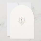 Chic Boho wildflowers Wedding Save the Date Kaart (Achterkant)