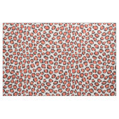 Chic bold coral cheetah afdrukpatroon stof (Fat Quarter)