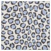 Chic bold light blue cheetah afdrukpatroon stof (Swatch)