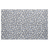 Chic bold light blue cheetah afdrukpatroon stof (Fat Quarter)