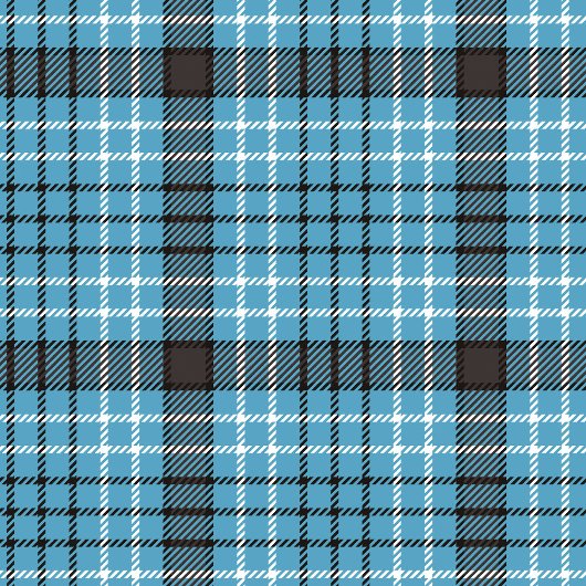 Chic Bold Manly Plaid Shower Curtain Blue Grey Douchegordijn