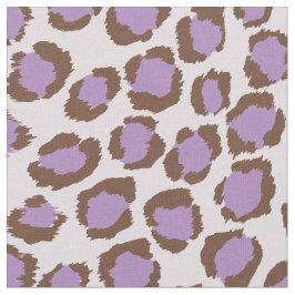 Chic bold paars-bruin-witte-cheetah-afdrukpatroon stof