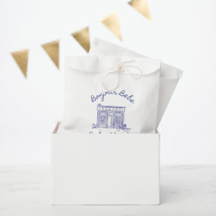 Chic Bonjour bebe baby shower Bedankzakje