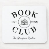 Chic Book Club Leden Gepersonaliseerde Gift Mousep Muismat (Voorkant)