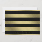 Chic Border BEWERKBARE KLEUR Save The Date Kaart (Achterkant)