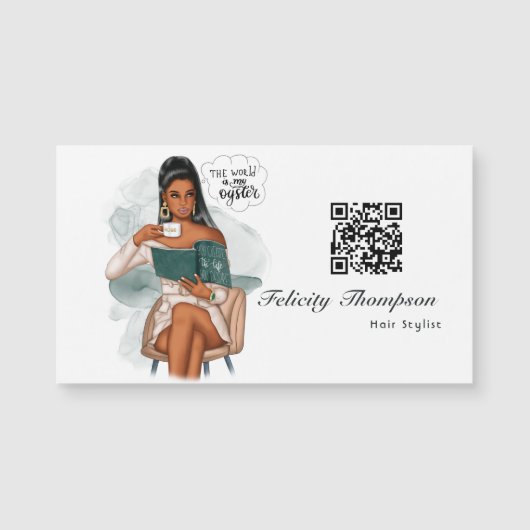 Chic Boss Lady QR-code (Voorkant)