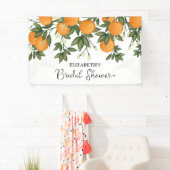 Chic Botanical Citrus Summer Vrijgezellenfeest Wel Spandoek (Insitu)