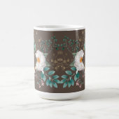 Chic Botanical Monogrammed Coffee Mok (Center)