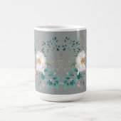 Chic Botanical Monogrammed Coffee Mok (Center)