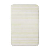 Chic Boter Gele Strepen Badmat (Voorkant Verticaal)