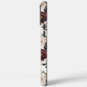 Chic Bourgogne Cream Floral Case-Mate iPhone Case (Achterkant / Links)