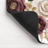 Chic Bourgogne Cream Floral Muismat (Hoek)