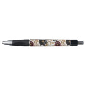 Chic Bourgogne Cream Floral Pen (Voorkant)