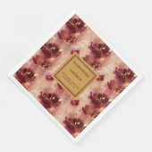 Chic Bourgogne Gouden Boho Trouwdoek Servetten (Hoek)