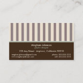 Chic Boutique Designer Visitekaartjes: lavendel Visitekaartje (Achterkant)