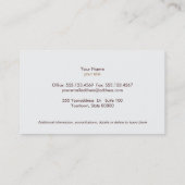 Chic Boutique Diamond Emblem Black en Gold Visitekaartje (Achterkant)