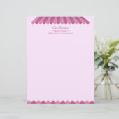 Chic Boutique letterhead Gepersonaliseerd Briefhoofd (Staand voorkant)