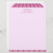 Chic Boutique letterhead Gepersonaliseerd Briefhoofd (Voorkant / Achterkant)