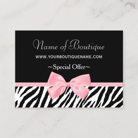 Chic Boutique Light Pink Ribbon kortingsbon Kortingskaartje (Voorkant)