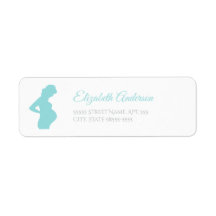 Chic Boy Baby shower Pregnant Woman Baby Bump