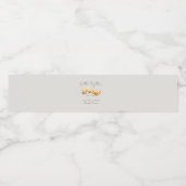 Chic bread and butter bridal shower waterfles etiket (Enkel label)