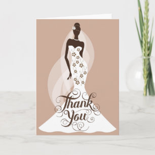 Chic Bridal Dank u kaart