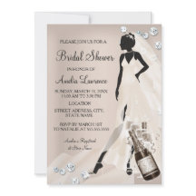 Chic Bride beige Sparkle Diamond Vrijgezellenfeest