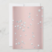 Chic Bride blush roze jurk Diamond Vrijgezellenfee Kaart (Achterkant)