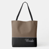 Chic Bride Canvas tas (Achterkant)