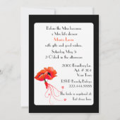 Chic Bride met de Uitnodiging van de Bridal van de (Achterkant)