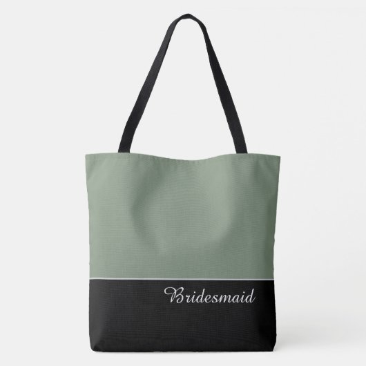 Chic Bridesmaid Canvas tas (Achterkant)