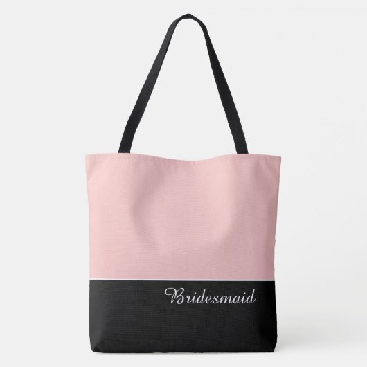 Chic Bridesmaid Canvas tas (Achterkant)
