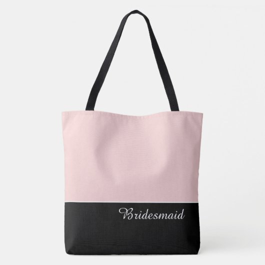 Chic Bridesmaid Canvas tas (Achterkant)