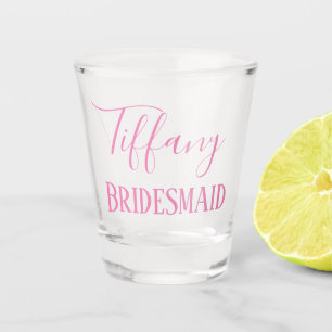 Chic Bridesmaid Favor Shot Glas