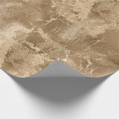 Chic Bronze Gold Cadeaupapier (Hoek)