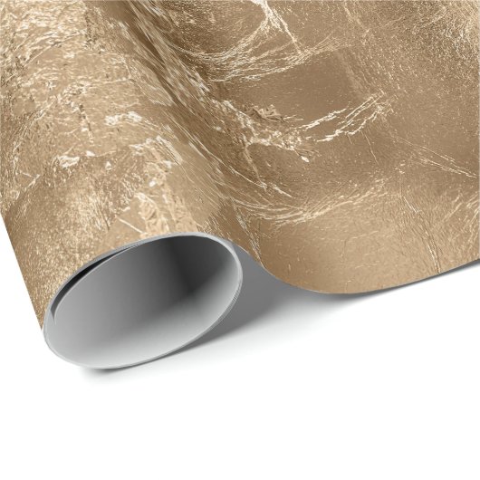 Chic Bronze Gold Cadeaupapier (Rol Hoek)