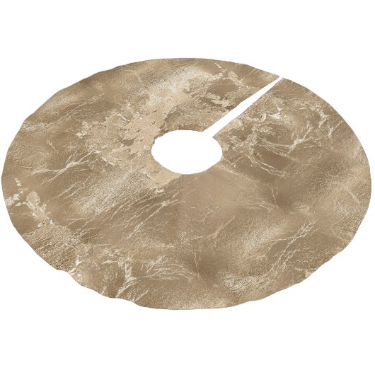 Chic Bronze Gold Kerstboom Rok (Gekanteld)