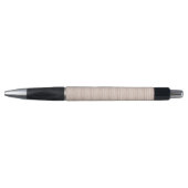 Chic Brown White Stripes Pen (Voorkant)