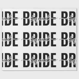 Chic Bruidsmeisjes Team Hen Party Cadeaupapier