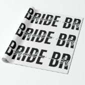 Chic Bruidsmeisjes Team Hen Party Cadeaupapier (Uitgerold)